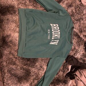 Green Brooklyn New York Sweatshirt